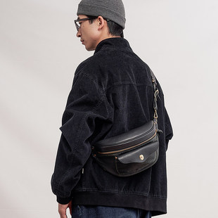 HK WORKSHOP 英国油蜡布AP2单肩斜跨胸包机能骑行复古休闲腰包