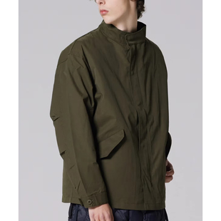 TAION 体温 可拆卸二合一外套套装羽绒内胆 棉尼混纺军事风短夹克