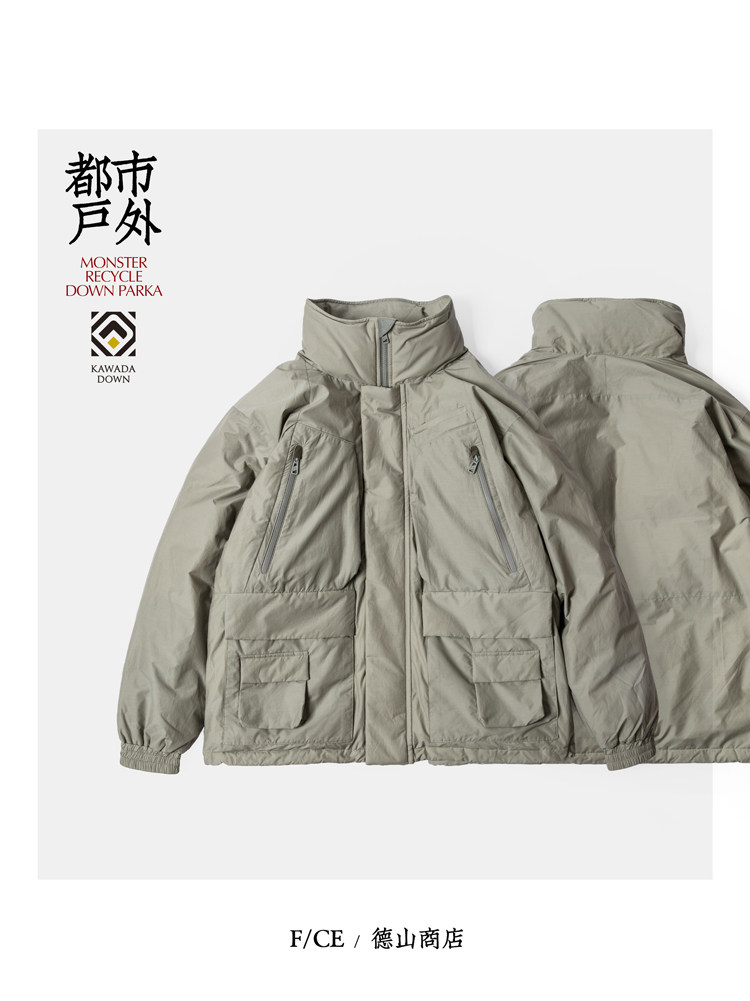 蓬松度650 简炼军事风格 都市户外 宽松轻量保暖冬季羽绒服