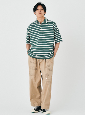 GypsySons法军士官阔腿涂鸦休闲长裤 M52 FRENCH CHINO GS2149907