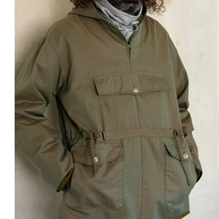 收藏精品 Soundman 英式登山救援队套头衫外套经纬异色嘎巴甸面料