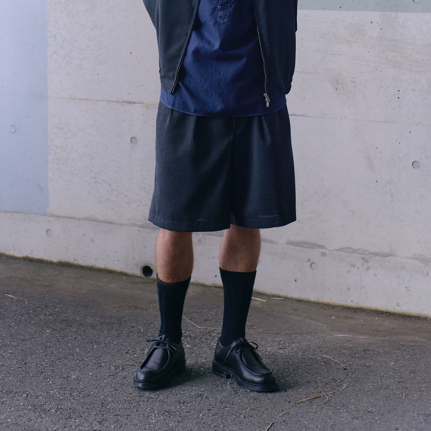 PHIGVEL MAKERS Hopsack 羊毛猎装短裤 透气军事风 复古工装男夏