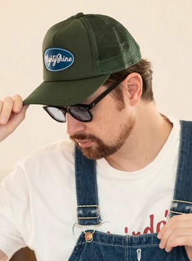 MIGHTY SHINE 常青款 刺绣字母短檐网帽 舒适透气遮阳 1212007