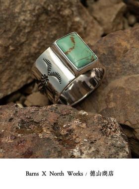 BARNS x NORTHWORKS 联合出品 天赋之美男女大松石戒指环 BR-8399