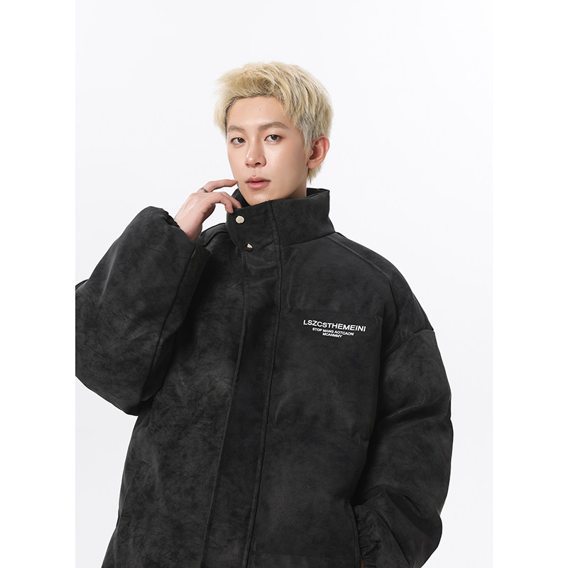 2025冬季新款加厚保暖立领棉服B520-P100,男装棉衣,星座302A