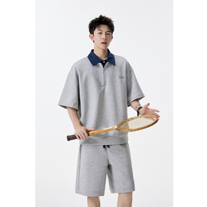 夏季潮牌短裤穿搭两件套TZ41-P85控138棉50%聚酯纤维45%氨纶5%图片