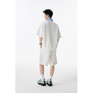 夏季潮牌短裤穿搭两件套TZ41-P85控138棉50%聚酯纤维45%氨纶5%图片