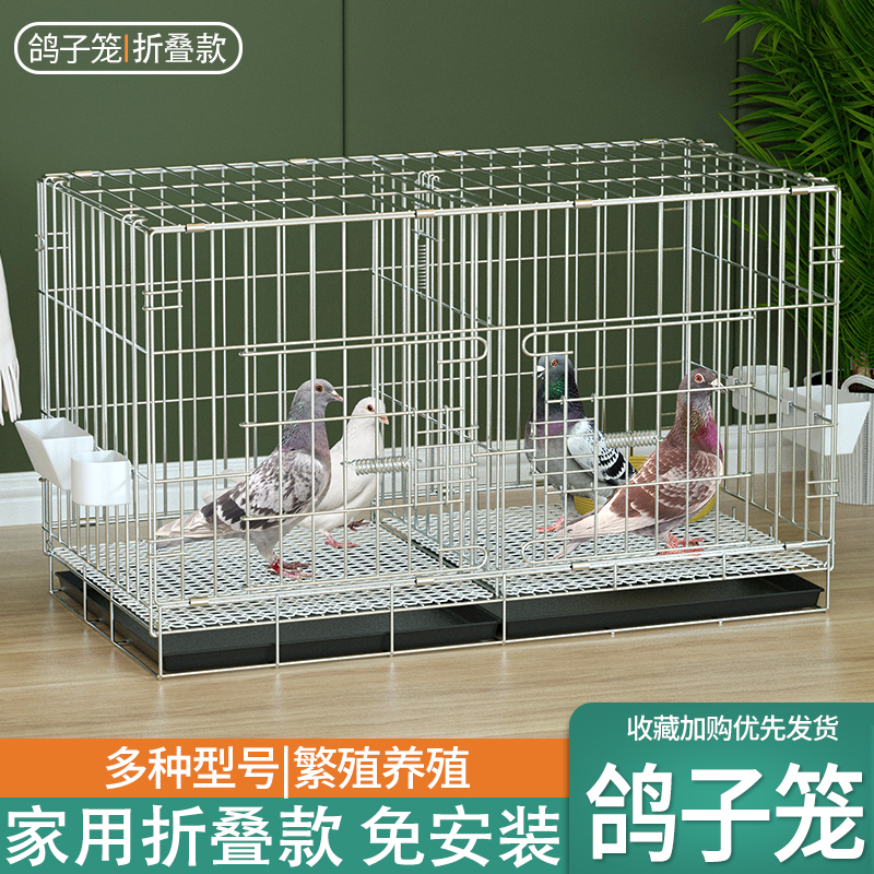 鸽子笼折叠免安装家用繁殖养殖笼