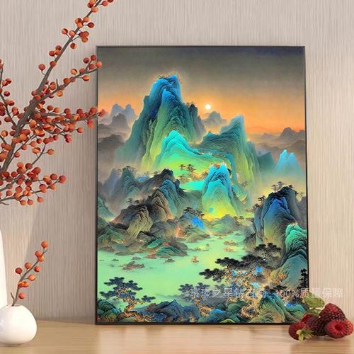 钻石画满钻风景千里江山图