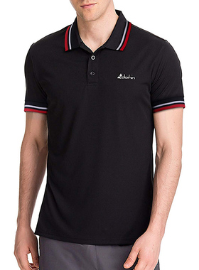 外贸速干衣男士翻领短袖速干T恤夏季运动透气快干polo衫CT13311