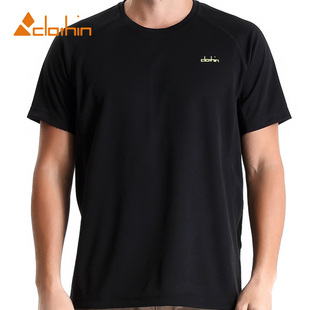 t恤圆领透气夏季 速干衣男户外短袖 运动跑步休闲宽松快干健身体恤