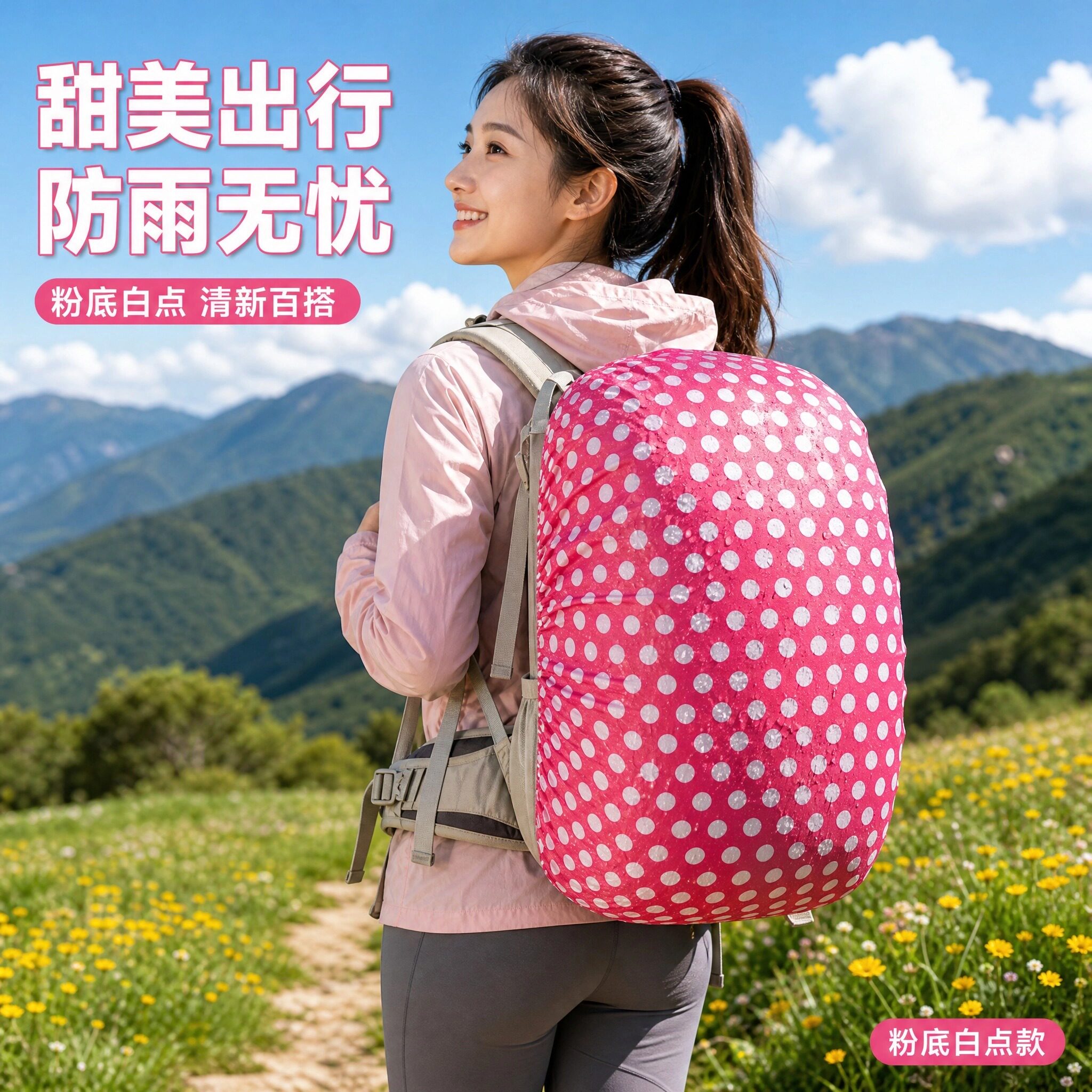 全包款防雨罩双肩书包防水包套