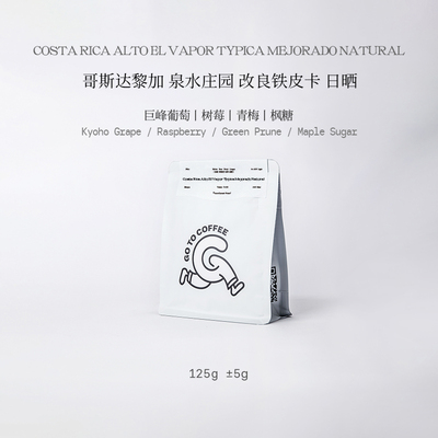 GOTOCOFFEE哥斯达黎加泉水庄园改良铁皮卡日晒树莓葡萄手冲咖啡豆