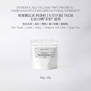 YETGOTO埃塞ALO天空计划74158迷你豆主站日晒永恒批次手冲咖啡豆
