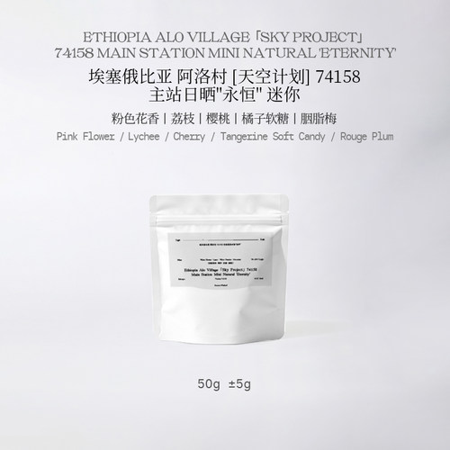 YETGOTO埃塞ALO天空计划74158迷你豆主站日晒永恒批次手冲咖啡豆