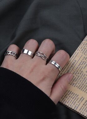 戒指男潮炫酷款ins个性小