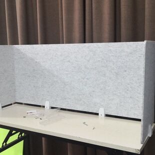 办公桌面挡板工位吸音板桌板分离板隔离板工位围挡加高可折叠屏风