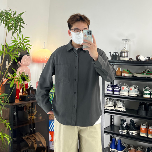 235克简约vibe风莱赛尔长袖衬衫