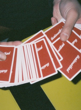 NOTBAD红色LOGO花切扑克牌｜ESSENTIALS 基础系列