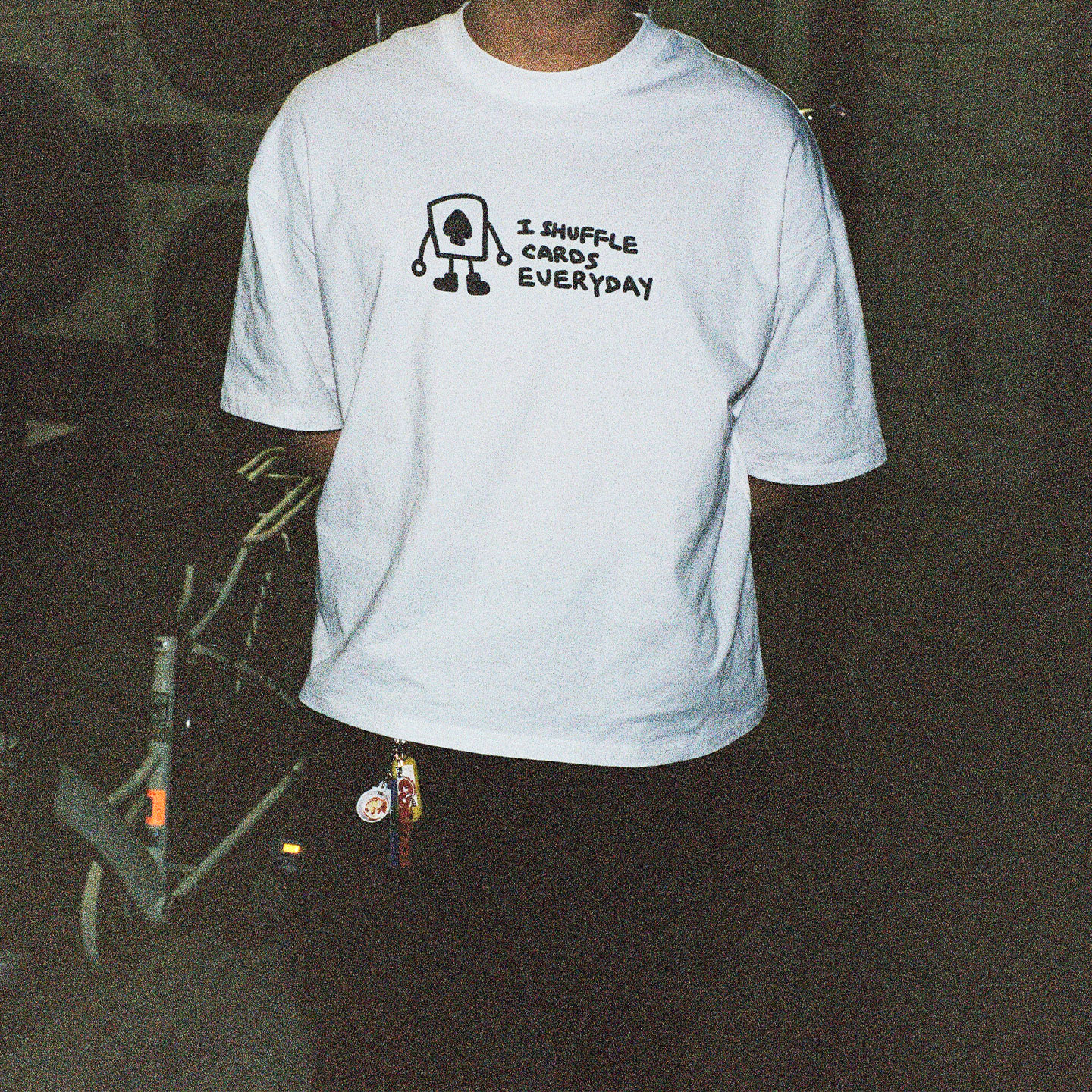 “我每天都切牌”花切主题Boxy版型短袖240G｜thatsnotbad