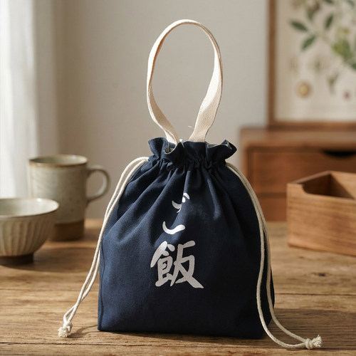 日式加厚保温饭盒袋便当包
