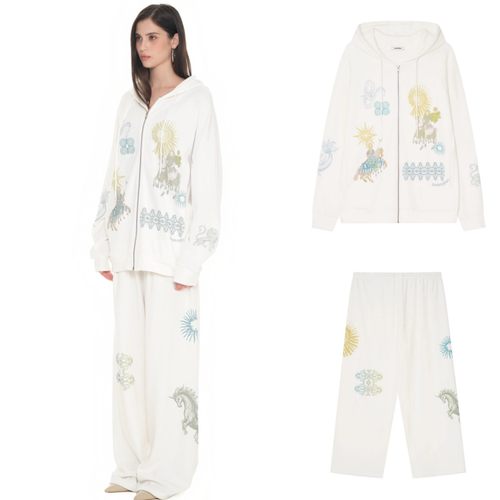 韩国toomuchtax卫衣卫裤套装女