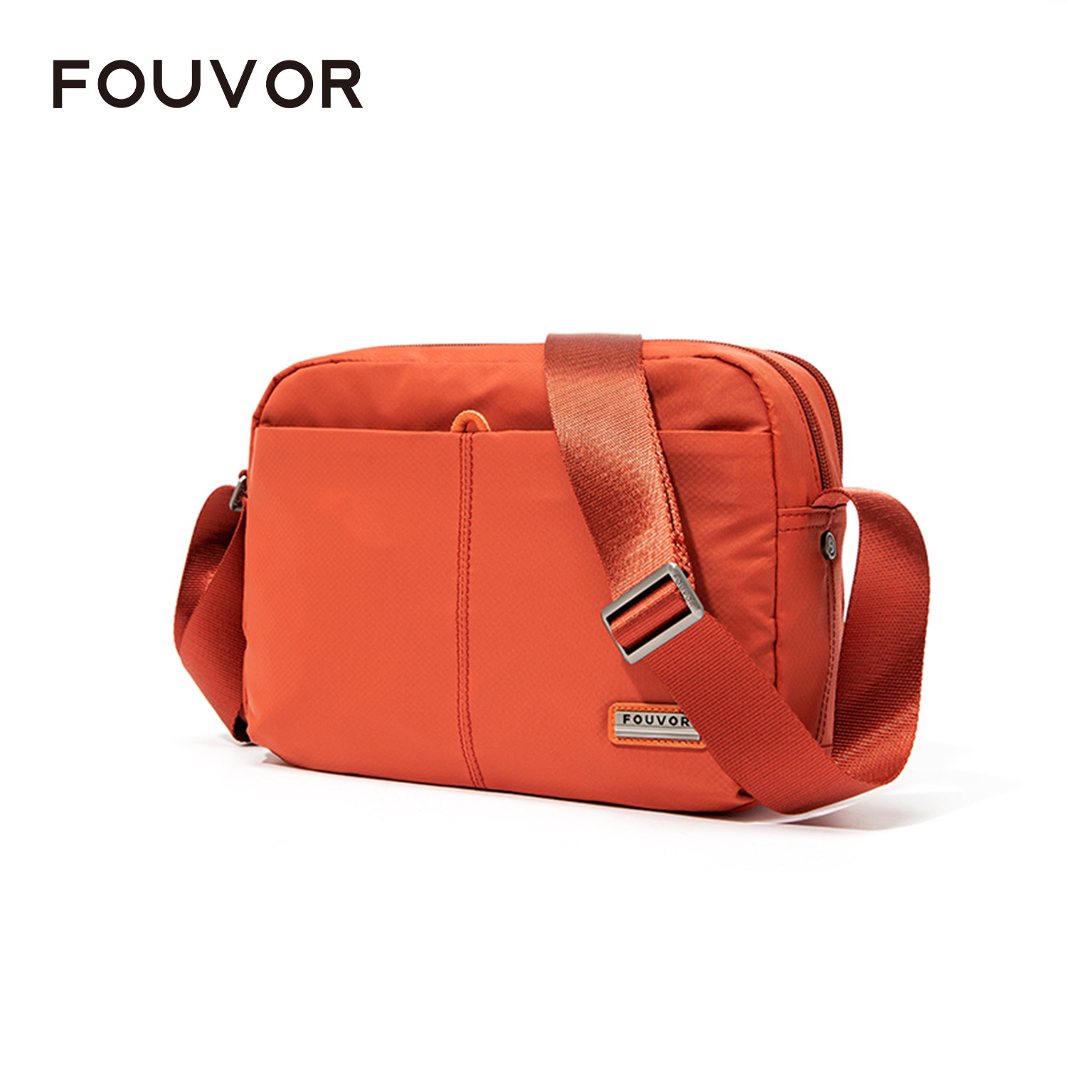 Fouvor女包2026新款斜挎包牛津布防水单肩小包包都市骑行包小挎包