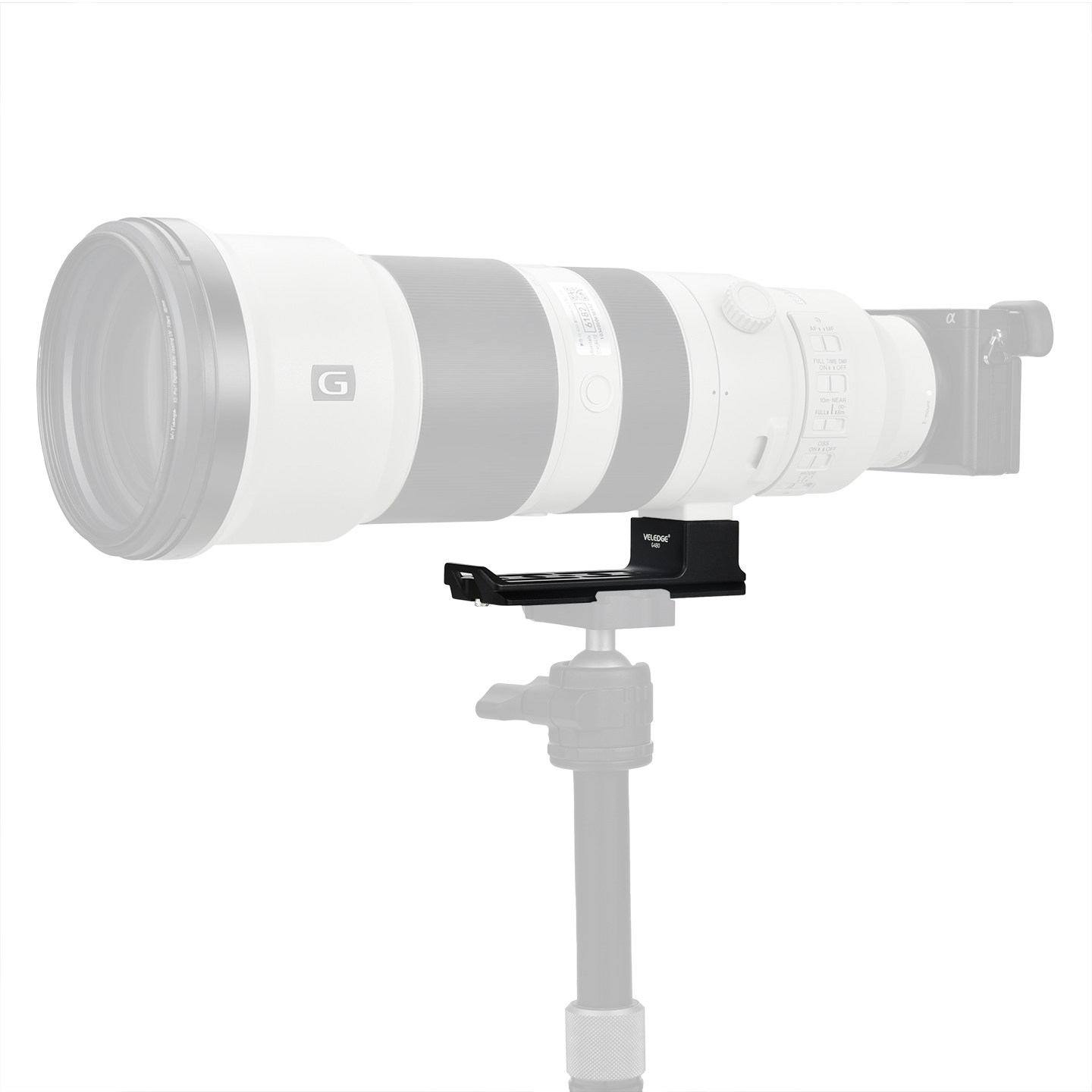 适用索尼FE400-800mm F6.3-8 G OSS长焦镜头快装板替换脚阿卡底座