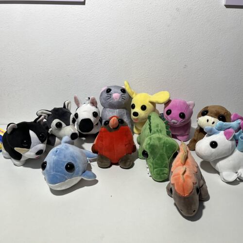 超萌 Adopt Me 游戏同款毛绒玩具 狗狗/小猪/老鼠等毛绒公仔