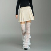 半裙设计感小众气质优雅百褶裙裤 YIJIANGLAN 25早秋新品 8D6101