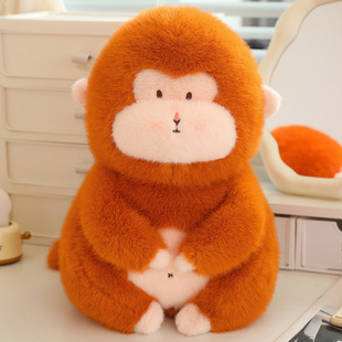 可爱动物人格吗喽猴子公仔毛绒玩具生肖猴软体抱枕玩偶生日礼物女