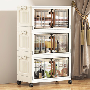 【猫猫专属】新收纳柜免安装儿童衣柜塑料家用卧室折叠置物柜