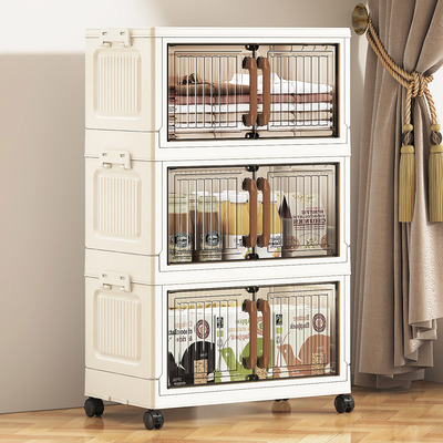 【猫猫专属】收纳柜免安装儿童衣柜塑料家用卧室折叠置物柜