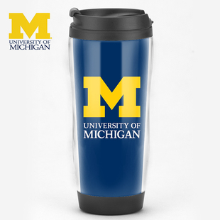 美国名校定制 密歇根大学UMich周边留学生精美纪念礼品马克水杯子