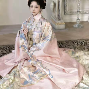 重工织金2026【大明贵女】爆款明制立领袍长袄重工妆花汉女四季款