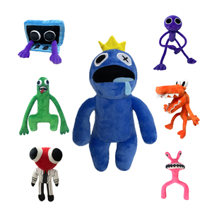 彩虹朋友怪物玩具全套公仔男孩毛绒玩偶游戏迷你娃娃摆件挂件小紫