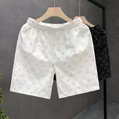 Summer Shorts for Men, Thin Sports Beach Pants, Trendy Loose-Fitting Home Wear, Five-Point Pants for Outdoor Wear