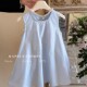 新款 无袖 儿童裙子夏款 女童连衣裙2025夏装 女宝宝薄款 小童裙子