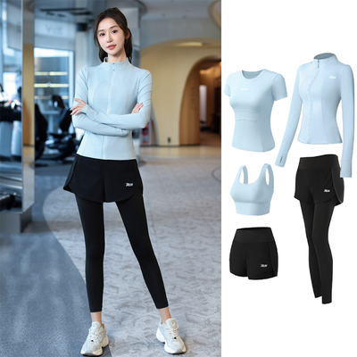 瑜伽套装秋冬加绒套装2025新款