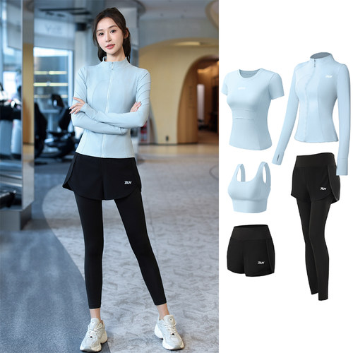 瑜伽套装秋冬加绒套装2025新款