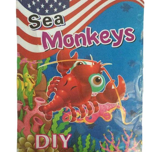 1套美国小龙虾虾卵可自己孵化Sea Monkeys活物礼物益智玩具送海盐