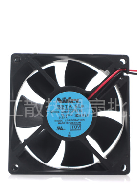 D08A-24TS2 05原装正品Nidec 8025 DC24V 0.23A 轴流 变频器风扇