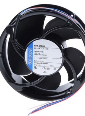 原装ebmpapst 6318/2TDHHP 2TDH4P 48V 66W/127W 四线pwm散热风扇