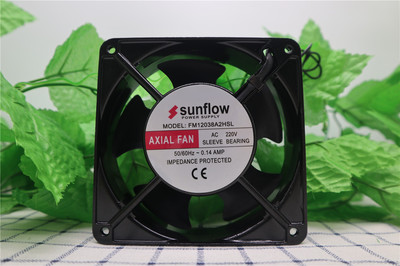 全新 sunflow FM12038A2HSL 220V 0.14A 12CM 12038 轴流散热风扇