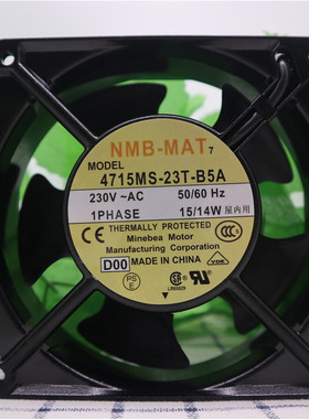 4715MS-23T-B5A-A00 NMB-MAT 美培亚 12CM 12038 230V 机柜风扇