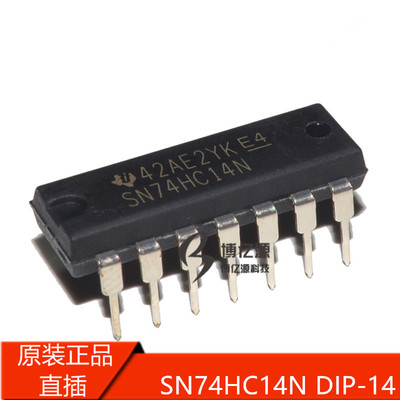 原装正品直插 SN74HC14N 高速CMOS器件DIP-14 74HC14N SN74HC14N