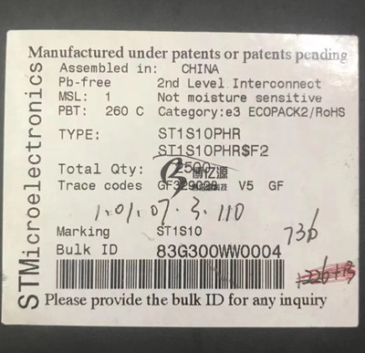 原装正品贴片ST1S10PHR 丝印ST1S10 SOP-8 DC DC 开关稳压器