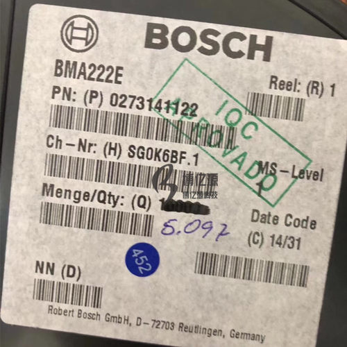 原装正品贴片BMA222E BMA222 BMA222EF LGA-14三轴加速度传感器