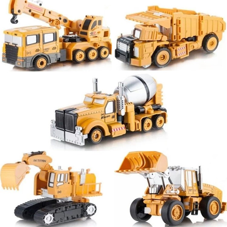 变形玩具铁臂王合金大力神合体