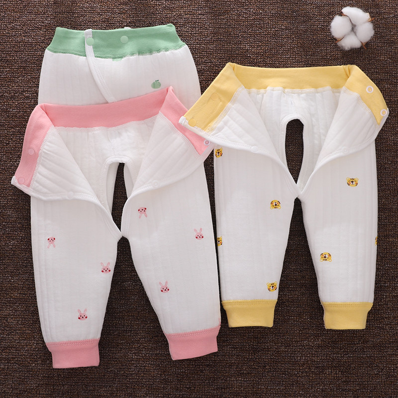 春秋冬新生儿保暖裤初生宝宝婴儿纯棉加厚裤子魔术贴无骨夹棉秋裤,童装/婴儿装/亲子装,保暖裤,淘宝优惠券,粉丝福利购,淘宝优惠卷